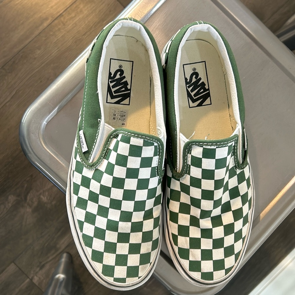 Vans checkered slip one